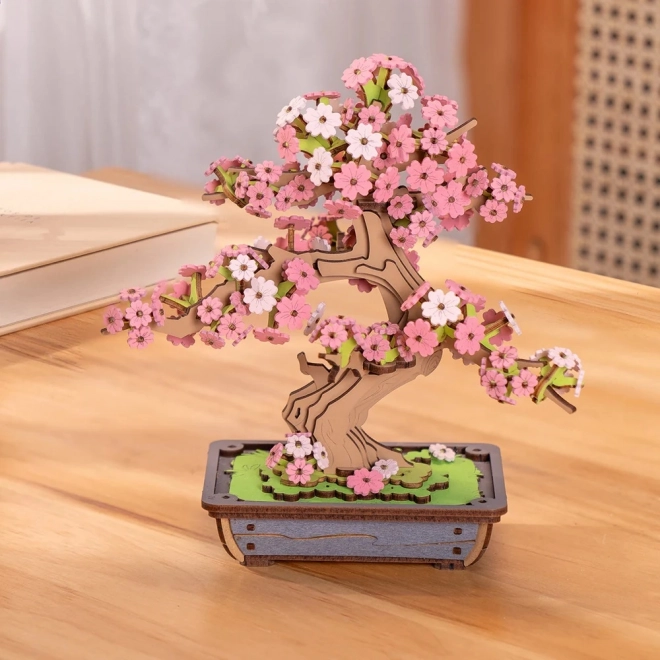 Robotime Holz-3D-Puzzle Bonsai Sakura