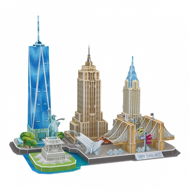 3D-Puzzle Stadtlinie New York