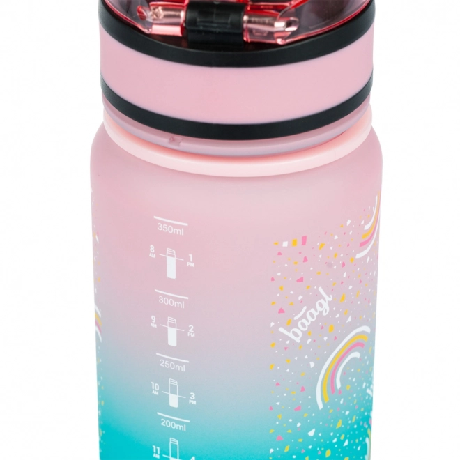 Tritan Trinkflasche Gradient Regenbogen 350 ml