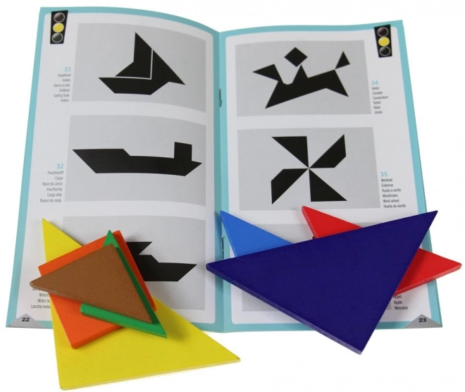 Tangram für Kinder in Metallbox