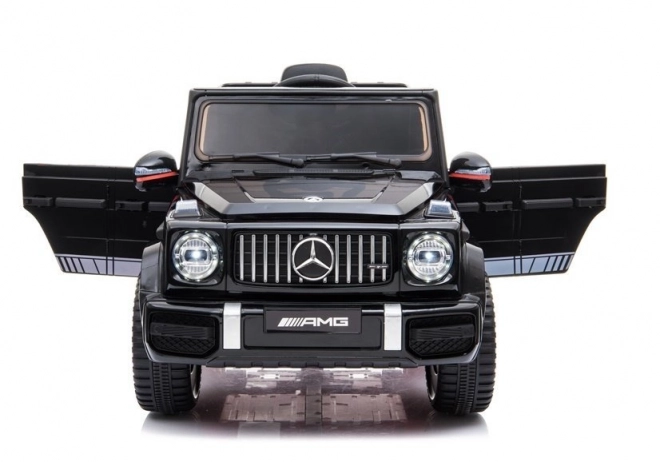 Schwarzer Mercedes G63 AMG Elektroauto für Kinder