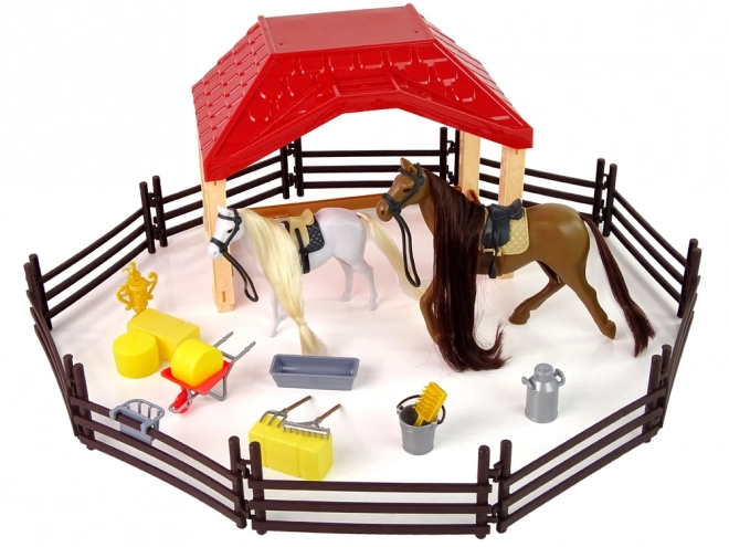 Pferdepflege und Bauernhof Spielset