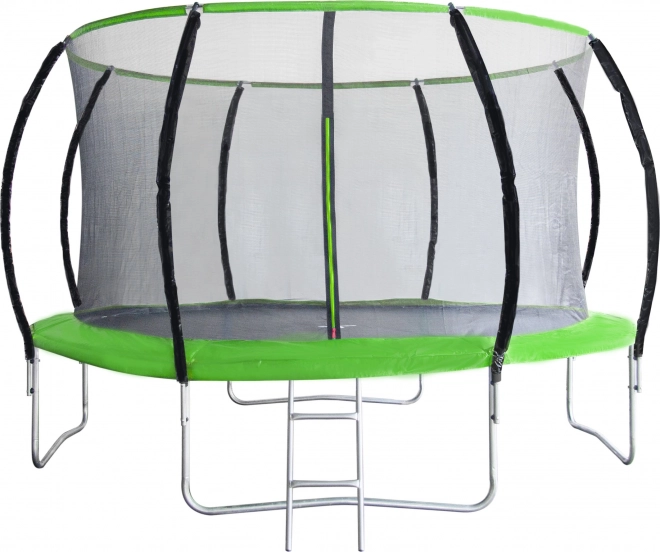 Deluxe-Trampolin 366 cm mit Sicherheitsnetz und Leiter