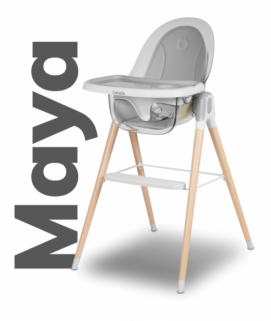 Lionelo Kinderhochstuhl Maya 2-in-1 Weiß