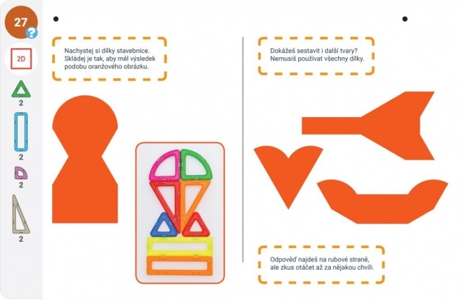 Magformers Geometrie Box 2: Plane und Raum - 43 Teile