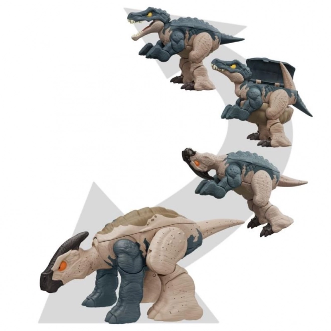 Jurassic World Dinosaurier mit Transformation 2-in-1