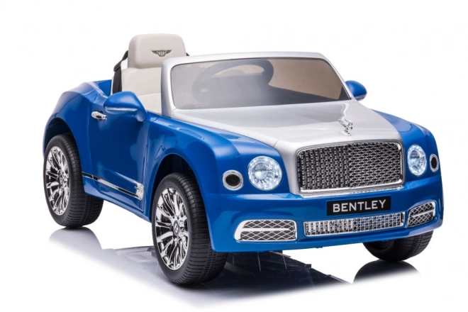 Elektrisches Kinderauto Bentley Mulsanne blau lackiert