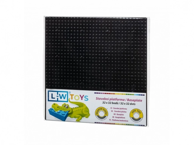 Schwarze Bauplatte 32x32 für L-W Toys