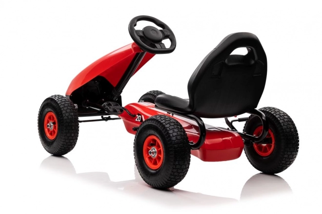 Roter Tretgokart für Kinder