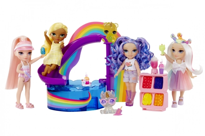 Rainbow High Kleine Schwester Spielset mit Pool