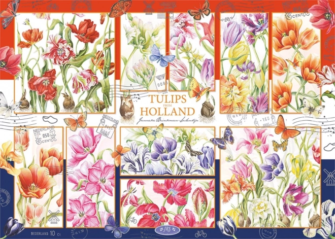 Puzzle Holländische Tulpen 1000 Teile