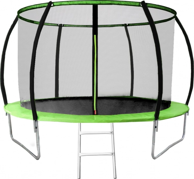 Trampolin Deluxe 305 cm mit Sicherheitsnetz und Leiter