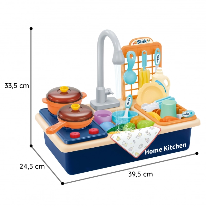 Küchenspüle 2-in-1 Kinderküche von Woopie