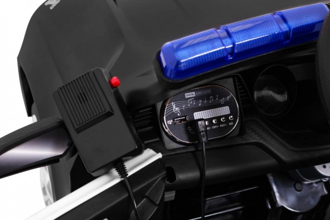 Elektrisches Kinderauto GT Sport Polizei Schwarz