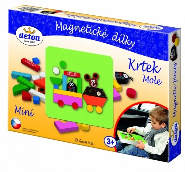 Magnetische Holzstücke Krtek Mini