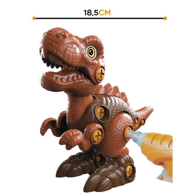 Dinosaurier zum Zusammenbauen mit Bohrer 31 Stk