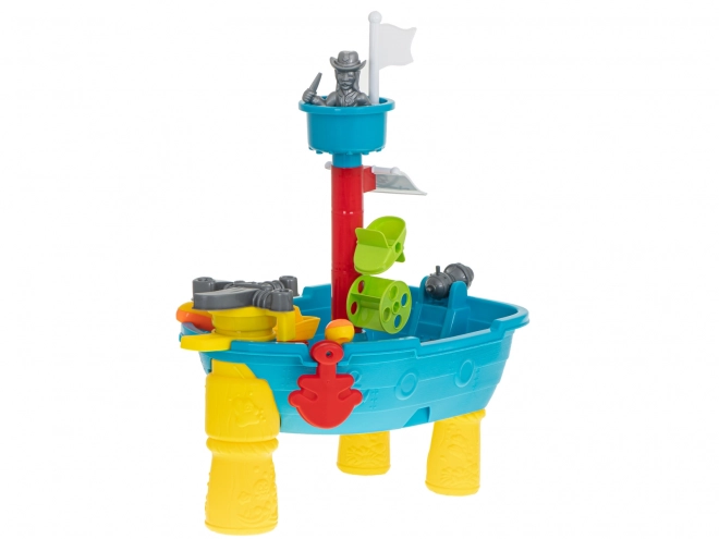 Wasser- und Sandspieltisch Piratenschiff