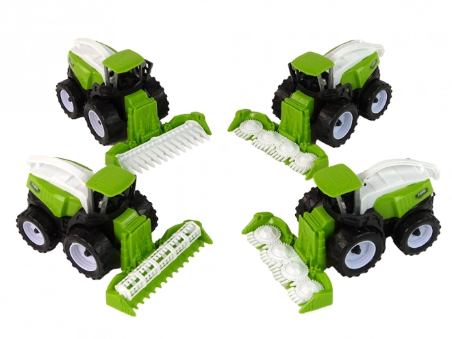 Grüner Traktor Bauernhof-Fahrzeug Set