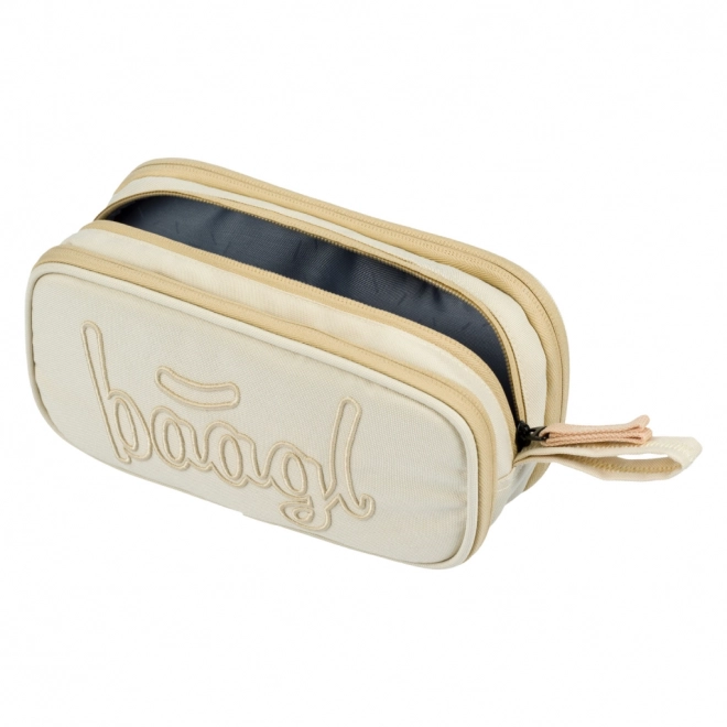 Schüleretui Beige