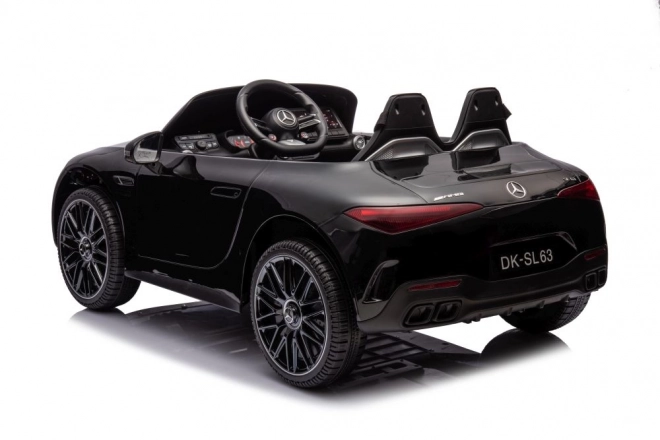 Elektrisches Kinderauto Mercedes AMG SL63 Schwarz