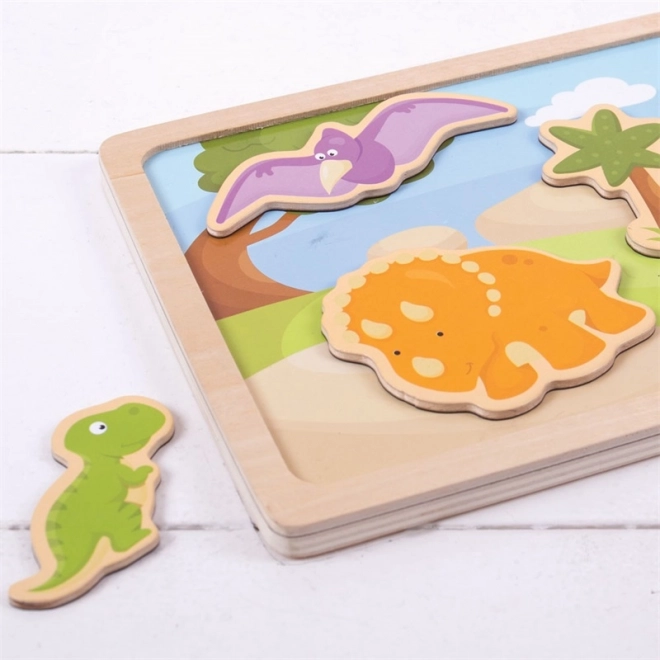 Magnetisches Dinosaurier-Puzzle von Bigjigs Toys