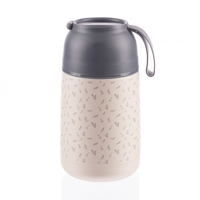 Thermos für Speisen mit Silikongriff Flowers 620 ml