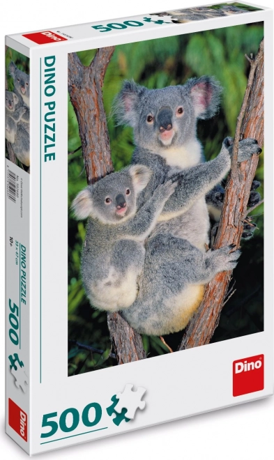 Dino Puzzle Koala auf dem Baum 500 Teile