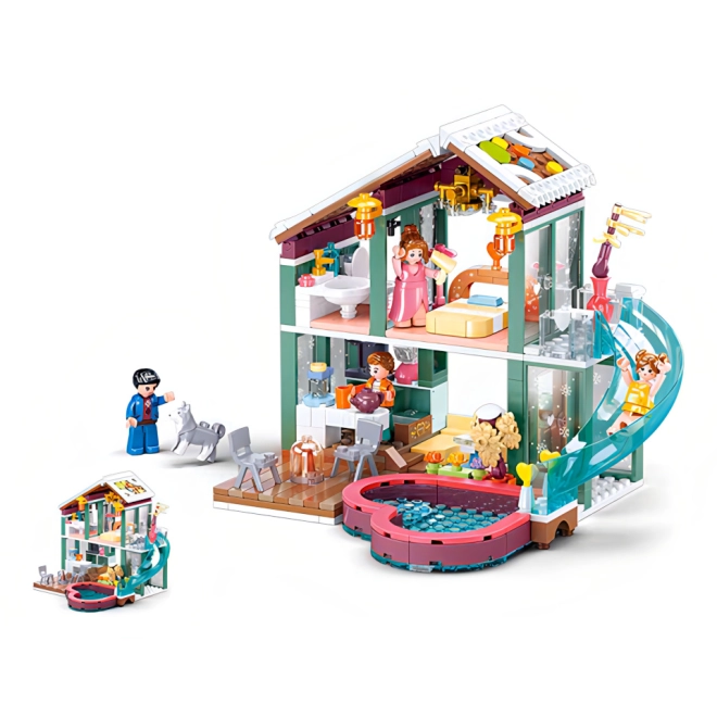 4 Minifiguren mit beweglichen Teilen