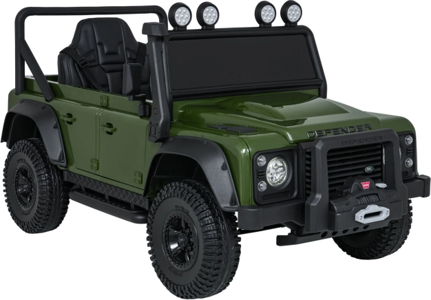 Elektrisches Kinderauto LAND ROVER Defender 110 SVX Concept – Grün