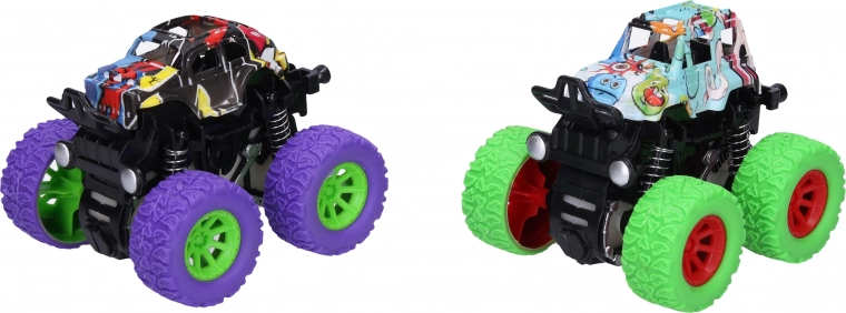 Große Geländeräder und hohe Bodenfreiheit