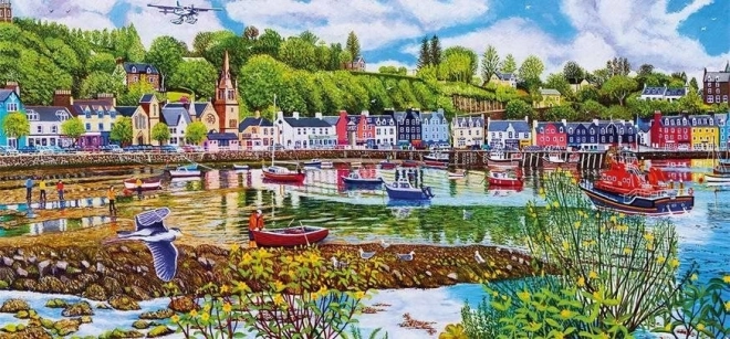 Panorama-Puzzle Ebbe und Flut in Tobermory