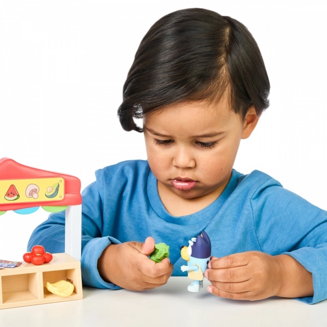 Bluey Mini Figuren Set - Einkaufsmarkt