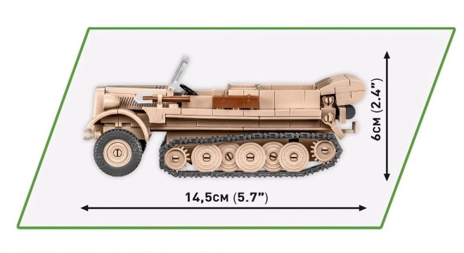 Cobi Halbkettenfahrzeug Sd.Kfz. 10 DEMAG D7 Baukasten