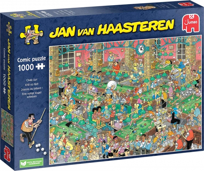 Jumbo Puzzle Jan Van Haasteren Billard 1000 Teile