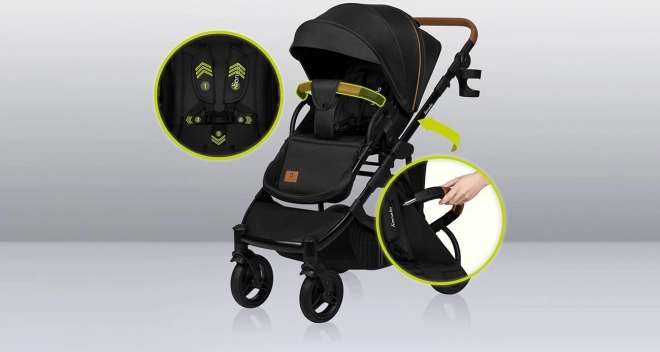 Kombikinderwagen 3in1 Lionelo Mari Tour Black Onyx