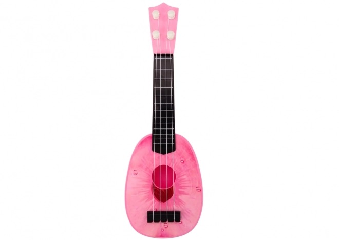 Kinder-Ukulele Mini Gitarre Pfirsichmotiv Rosa