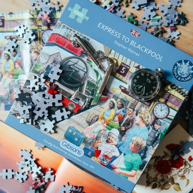 Gibsons Puzzle Express nach Blackpool 1000 Teile