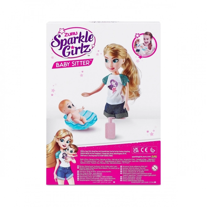 Sparkle Girlz Babysitter Puppenset