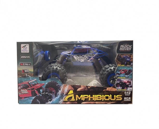 Blaues Amphibien-RC Auto