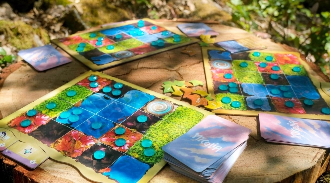 Strategie-Brettspiel Mycelium: Tal der Tausend Tautropfen