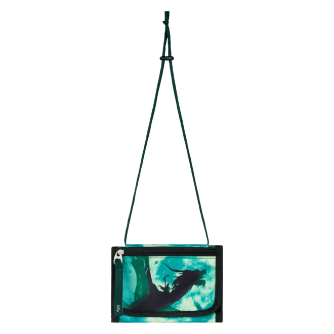 Türkisfarbenes Design mit Drachenmotiv