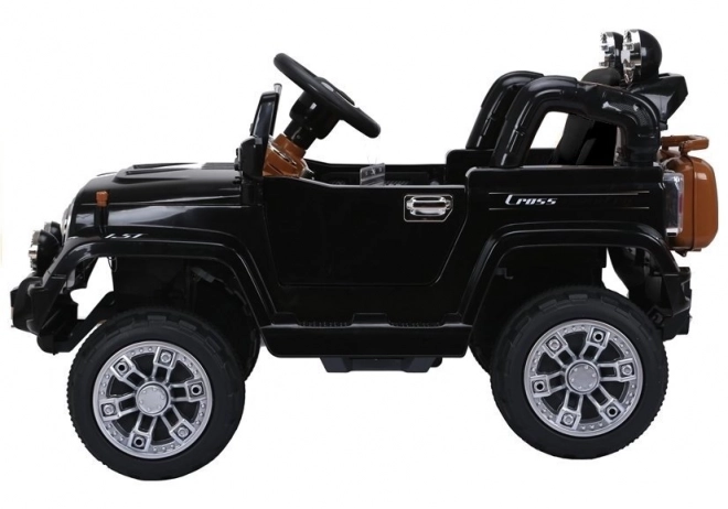 Elektrisches Jeep Kinderauto Schwarz