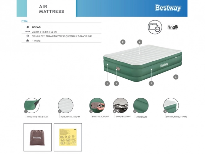 Bestway Luftmatratze für zwei Personen