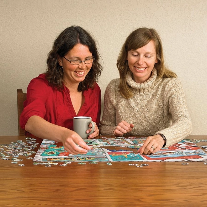 Weihnachtsgrüße Puzzle 1000 Teile von Cobble Hill