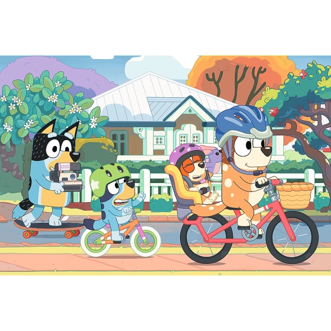 BLUEY-Motiv voller Bewegung und Freude