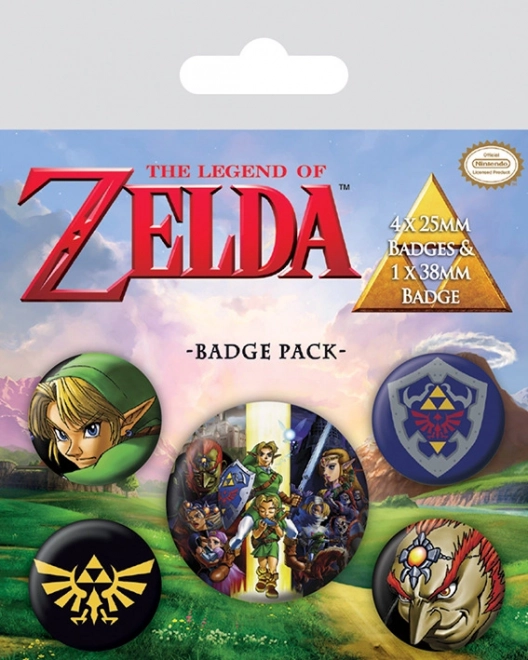 Zelda-Abzeichenset