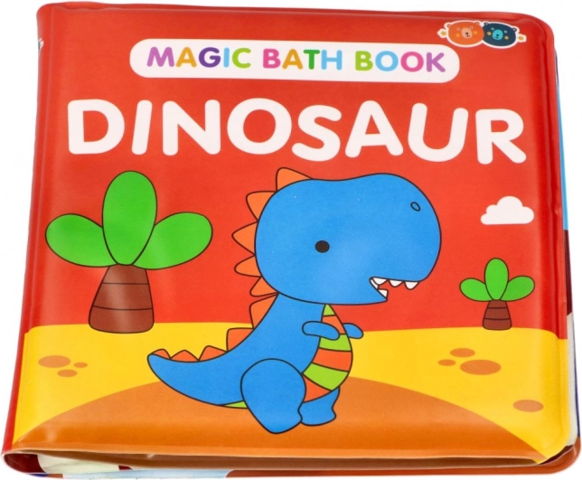 Magisches farbwechselndes Badebuch mit Dinosauriern