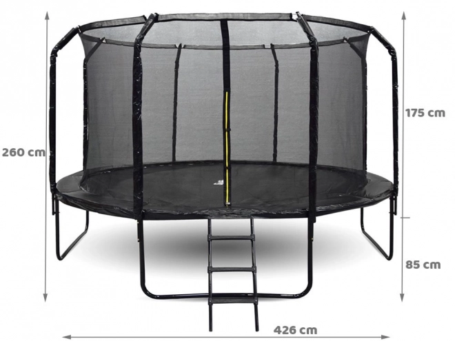 Garten-Trampolin SkyFlyer mit Leiter 426 cm