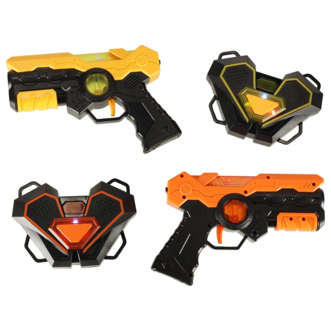 Paintball Laserpistole Set mit Infrarotzielscheiben