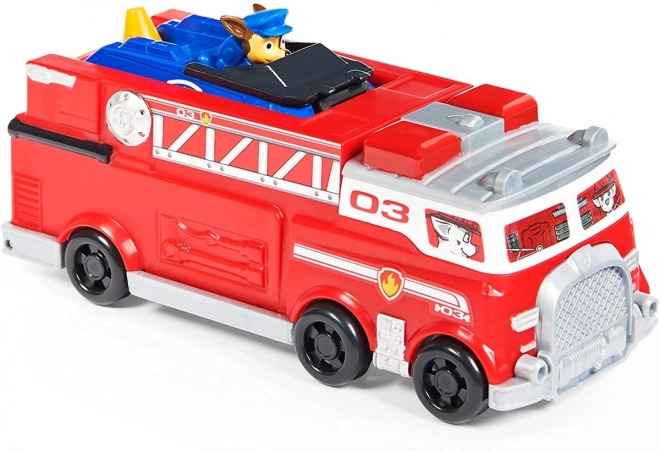 Feuerwehrwagen mit Fahrzeug - Paw Patrol